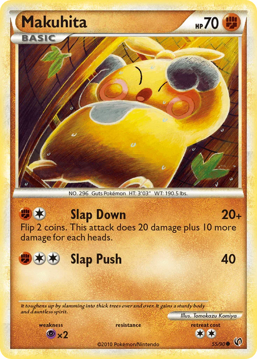 Makuhita (55/90) [HeartGold & SoulSilver: Undaunted] - for just $0.55! 