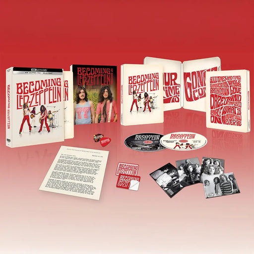 Becoming Led Zeppelin - Limited Collector’s Edition Steelbook Boxset (4K Ultra HD + Blu-ray) - for just $93.99! 