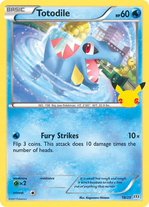 Totodile (18/25) [McDonald's 25th Anniversary] - for just $0.30! 