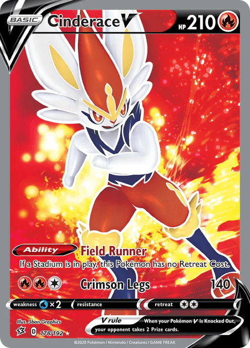 Cinderace V (178/192) [Sword & Shield: Rebel Clash] - for just $2.75! 