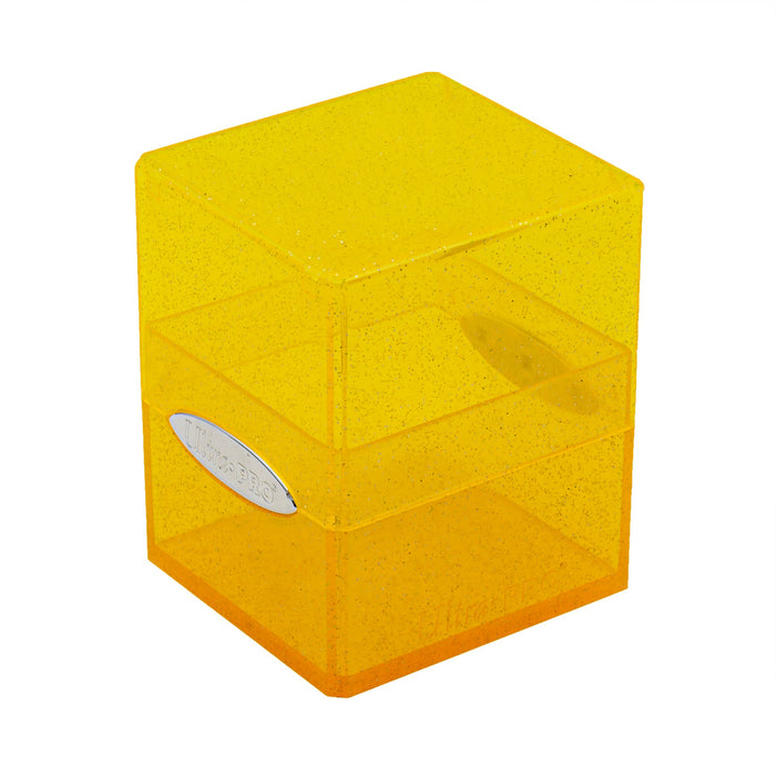 Ultra PRO: Satin Cube - Glitter Yellow - for just $0! 