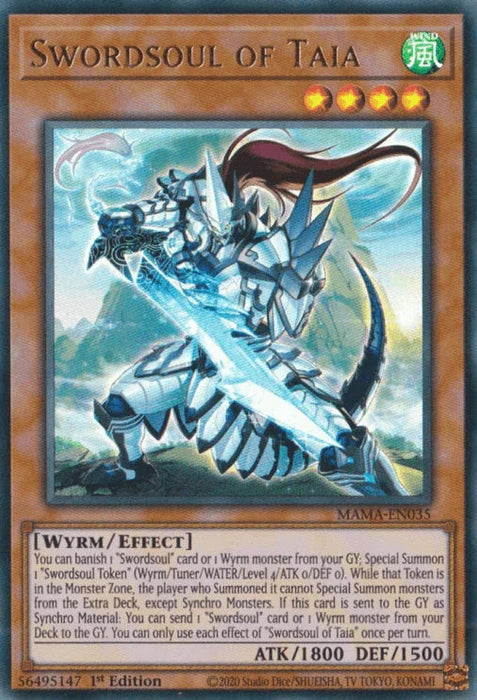 Swordsoul of Taia [MAMA-EN035] Ultra Rare - for just $0.20! 
