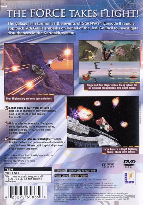 Star Wars: Jedi Starfighter – PlayStation 2 (PS2) - for just $6.99! 