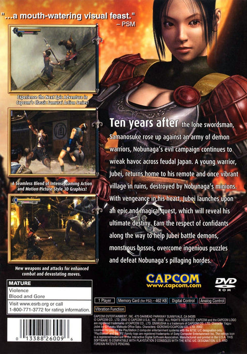 Onimusha 2 – PlayStation 2 (PS2) - for just $0! 
