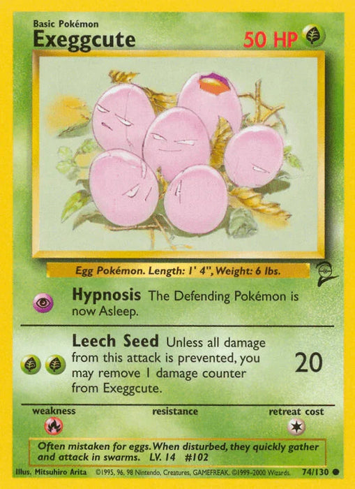 Exeggcute (74/130) [Base Set 2] - for just $0.30! 