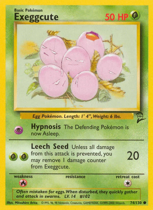 Exeggcute (74/130) [Base Set 2] - for just $0.40! 