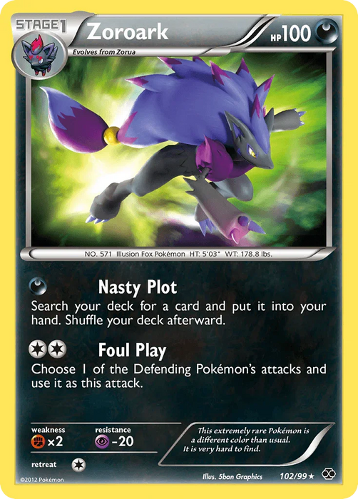 Zoroark (102/99) [Black & White: Next Destinies] - for just $66.20! 