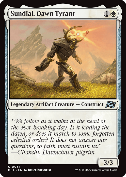 Sundial, Dawn Tyrant (DFT-031) - Aetherdrift - for just $0.05! 