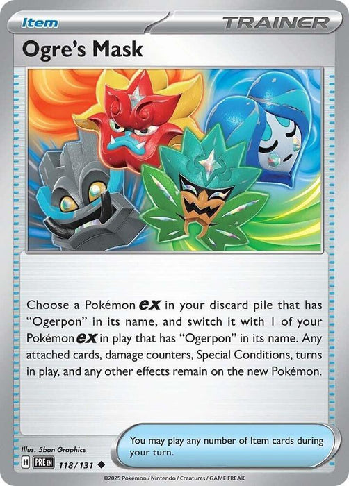 Ogre's Mask (118/131) [Scarlet & Violet: Prismatic Evolutions] - for just $0.10! 