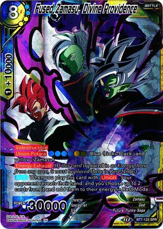 Fused Zamasu, Divine Providence (SPR) (BT7-123) [Assault of the Saiyans] - for just $3.75! 