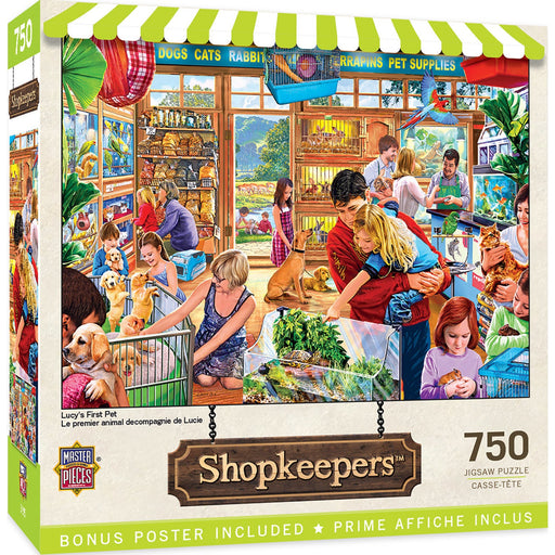 Shopkeepers - Lucy's First Pet 750 Piece Jigsaw Puzzle - Premium 750 Piece - Just $14.99! Shop now at Retro Gaming of Denver