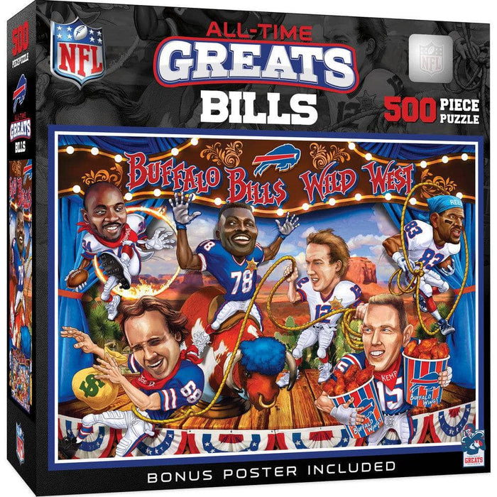 Buffalo Bills - All-Time Greats 500 Piece Jigsaw Puzzle - for just $19.99! 