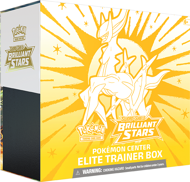 Sword & Shield: Brilliant Stars - Elite Trainer Box (Pokemon Center Exclusive) - for just $55! 