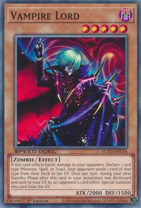 Vampire Lord [SGX3-ENC05] Common - for just $0.10! 