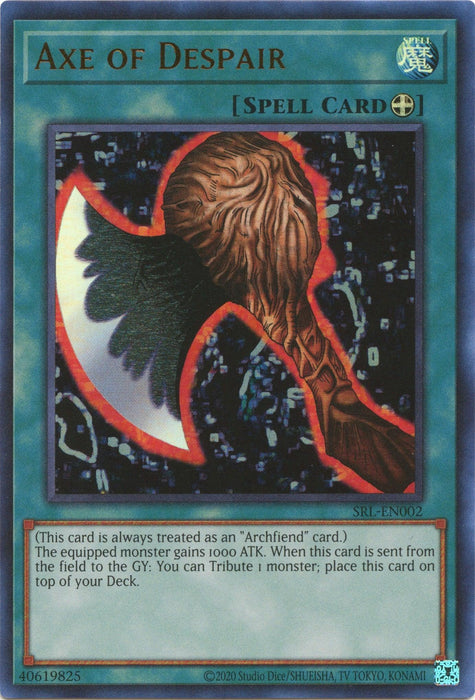 Axe of Despair (25th Anniversary) [SRL-EN002] Ultra Rare - for just $1.90! 