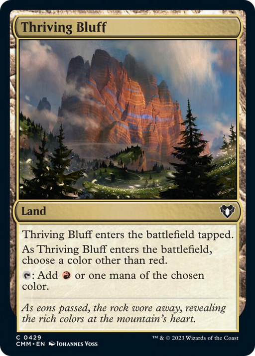 Thriving Bluff [Commander Masters] - Just $0.10! Shop now at Retro Gaming of Denver