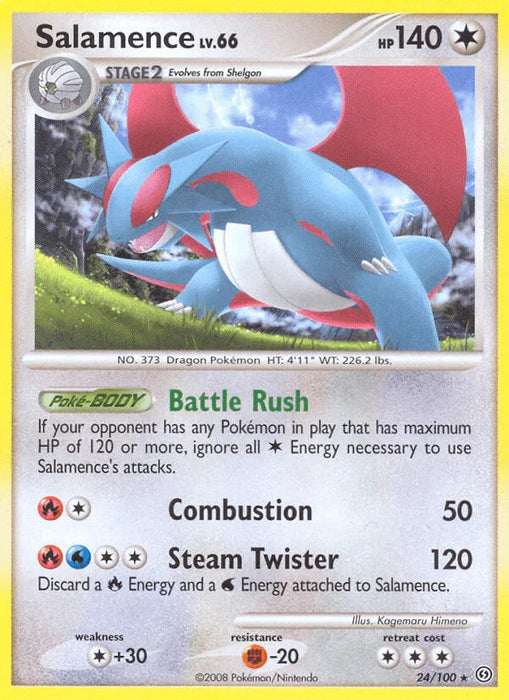 Salamence (24/100) [Diamond & Pearl: Stormfront] - for just $0.85! 