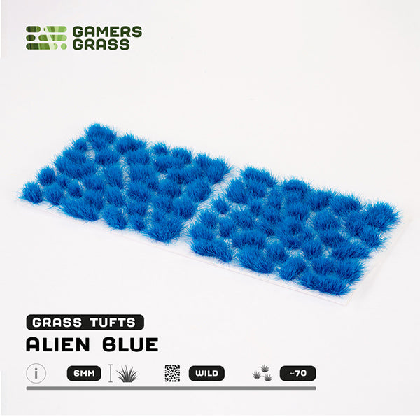 Gamers Grass Tufts: Alien Tufts- Blue 6mm- Wild - for just $5.95! 
