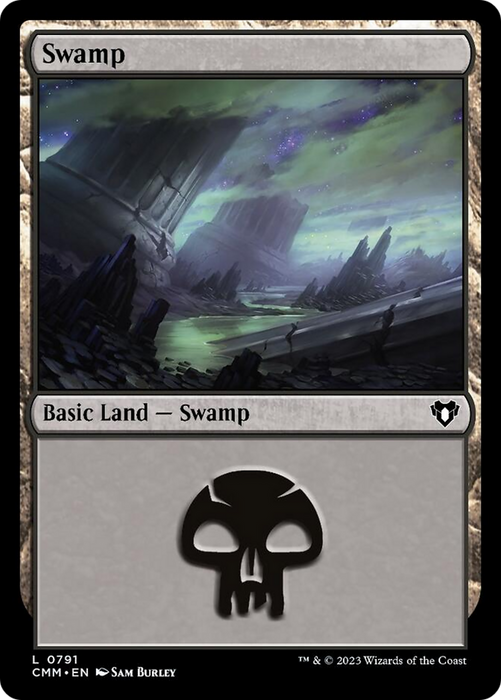 Swamp (791) [Commander Masters] - Just $0.02! Shop now at Retro Gaming of Denver