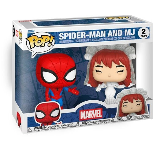 Funko Pop! Spider-Man and Mary Jane (Comic) 2-Pack Vinyl Figure - for just $28.67! 