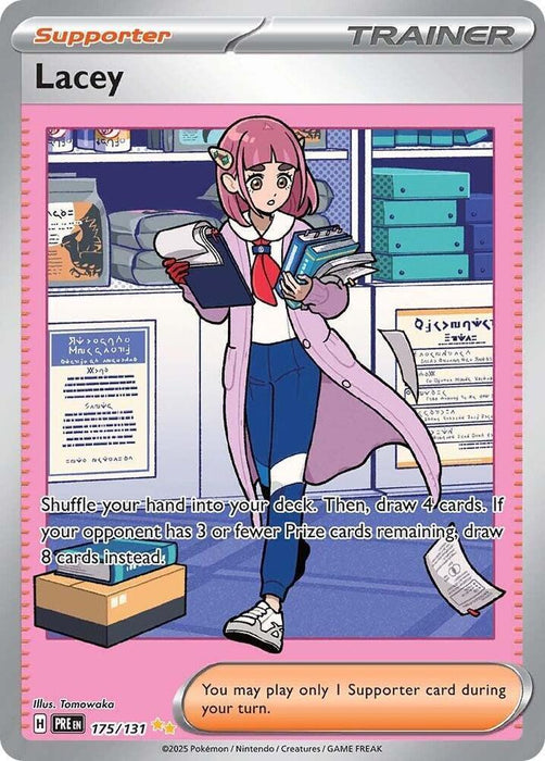 Lacey (175/131) [Scarlet & Violet: Prismatic Evolutions] - for just $11.45! 