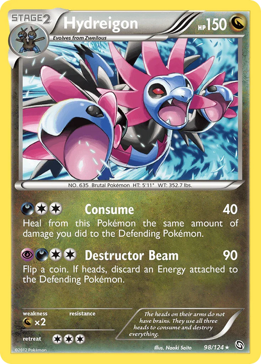 Hydreigon (98/124) [Black & White: Dragons Exalted] - for just $0.35! 