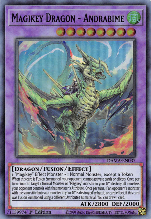 Magikey Dragon - Andrabime [DAMA-EN037] Super Rare - for just $0.10! 