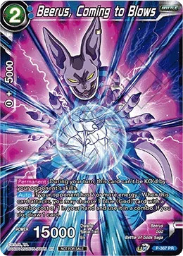 Beerus, Coming to Blows (Unison Warrior Series Boost Tournament Pack Vol. 7) (P-367) [Tournament Promotion Cards] - for just $1.65! 