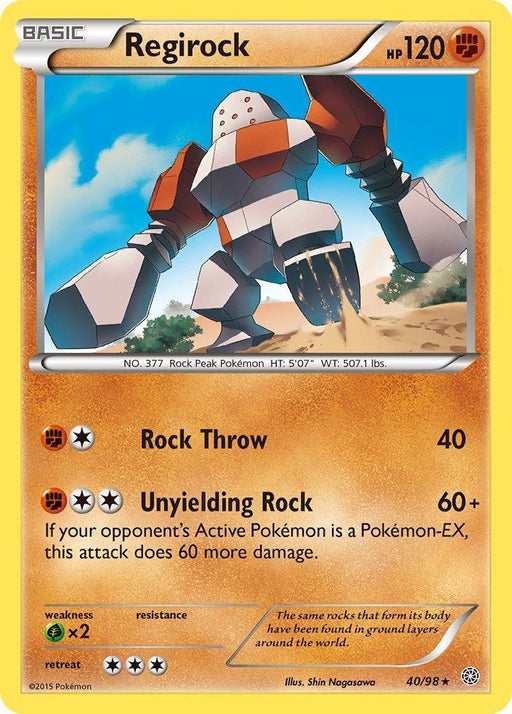 Regirock (40/98) (Theme Deck Exclusive) [XY: Ancient Origins] - for just $0.75! 
