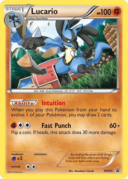 Lucario (BW85) [Black & White: Black Star Promos] - for just $130! 