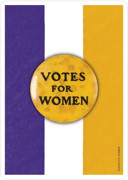 Women's Suffrage Playing Card Deck - for just $7.99! 