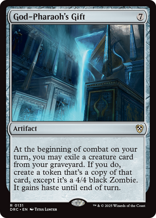 God-Pharaoh's Gift (DRC-131) - Commander: Aetherdrift - for just $0.07! 