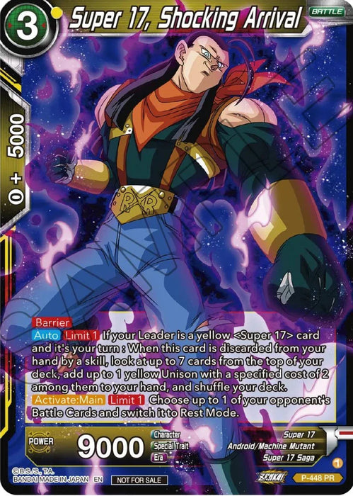 Super 17, Shocking Arrival (P-448) [Tournament Promotion Cards] - for just $0.10! 
