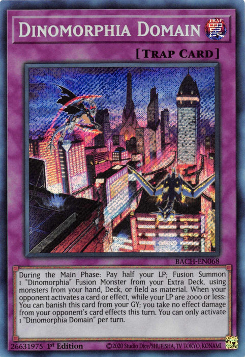 Dinomorphia Domain [BACH-EN068] Secret Rare - for just $0.35! 