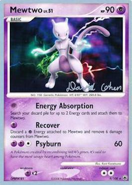 Mewtwo LV.51 (9/100) (Stallgon - David Cohen) [World Championships 2009] - for just $6.65! 