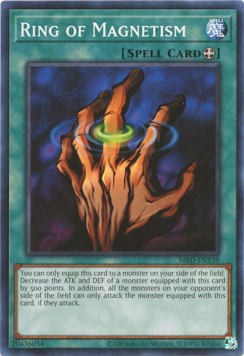 Ring of Magnetism (25th Anniversary) [MRD-EN139] Common - for just $0.10! 