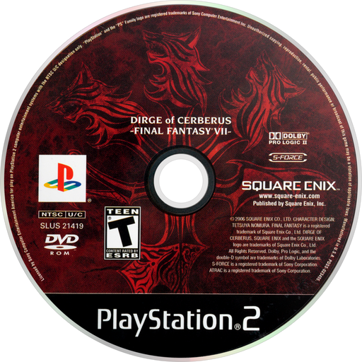 Final Fantasy VII: Dirge of Cerberus – PlayStation 2 (PS2) - for just $0! 