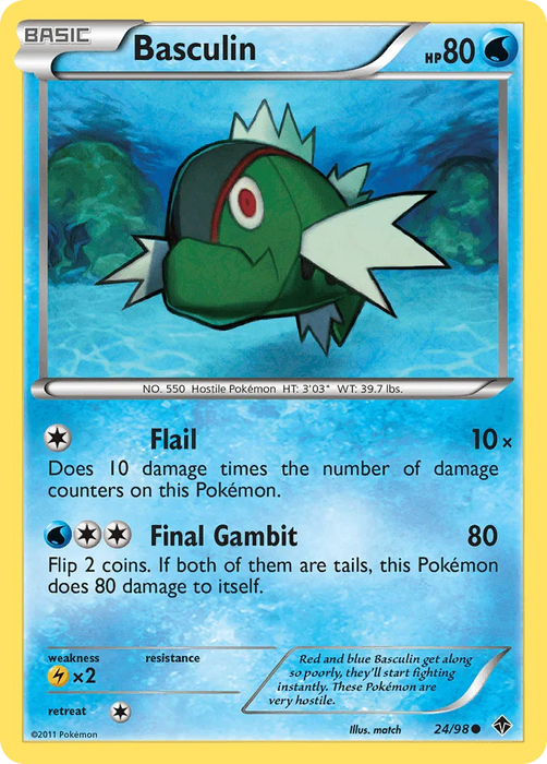 Basculin (24/98) [Black & White: Emerging Powers] - for just $0.15! 