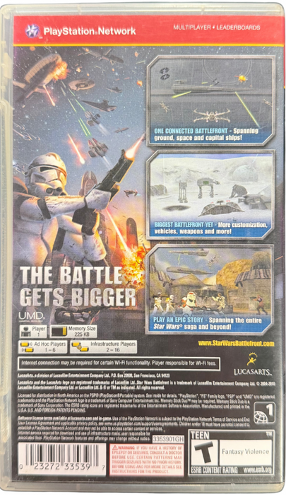 Star Wars Battlefront: Elite Squadron [Greatest Hits] – PlayStation Portable (PSP) - for just $0! 