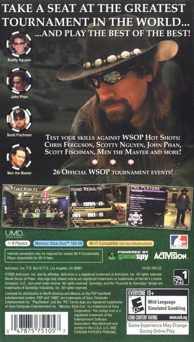 World Series of Poker – PlayStation Portable (PSP) - for just $4.99! 