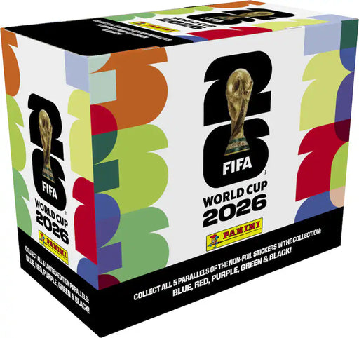 2026 Panini FIFA World Cup Sticker Collection Box (25 Packs) - for just $50! 