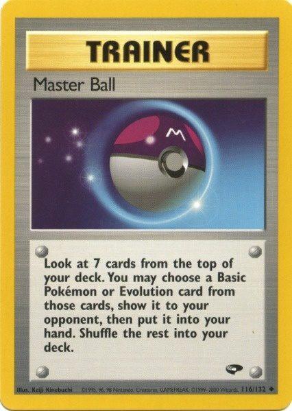 Master Ball (116/132) [Gym Challenge Unlimited] - for just $1.35! 