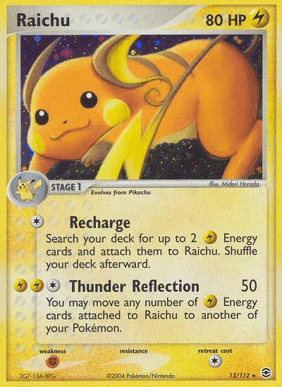 Raichu (12/112) [EX: FireRed & LeafGreen] - for just $12.50! 
