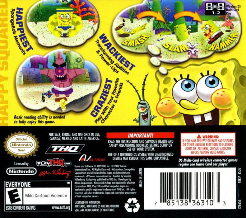 SpongeBob's Truth or Square — Nintendo DS (DS) - for just $7.99! 