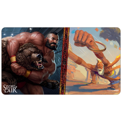 Ultra PRO: Playmat - Secret Lair (Zangief, the Red Cyclone & Dhalsim, Pliable Pacifist) - Just $0! Shop now at Retro Gaming of Denver