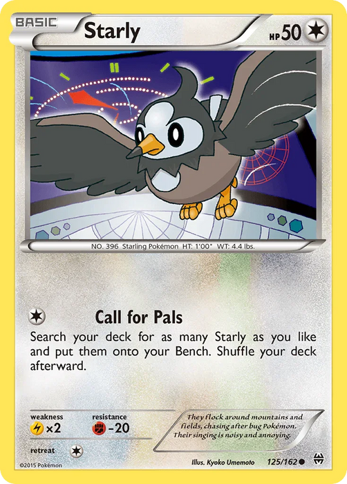 Starly (125/162) [XY: BREAKthrough] - for just $0.10! 