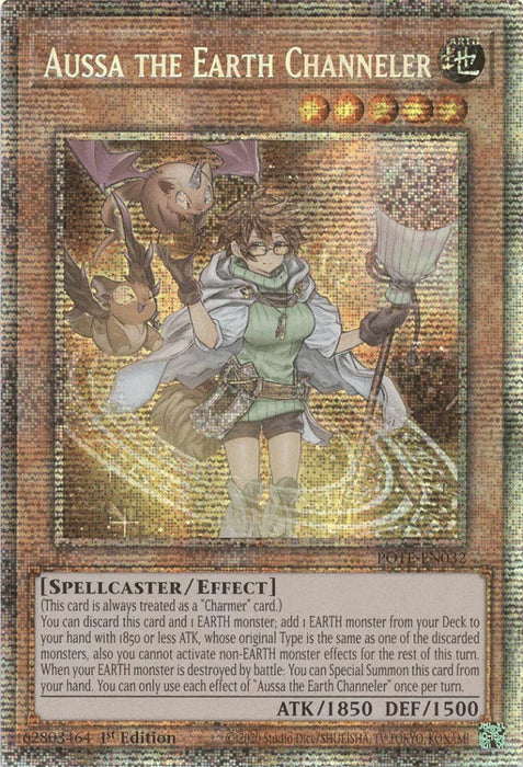 Aussa the Earth Channeler [POTE-EN032] Starlight Rare - for just $4.80! 