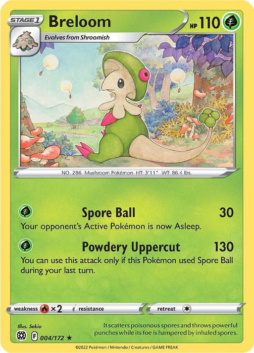 Breloom (004/172) [Sword & Shield: Brilliant Stars] - for just $0.10! 