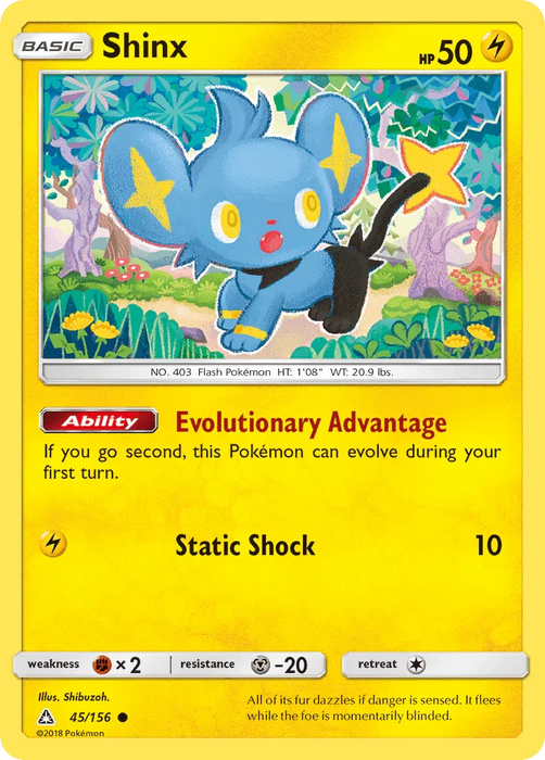 Shinx (45/156) [Sun & Moon: Ultra Prism] - for just $0.15! 