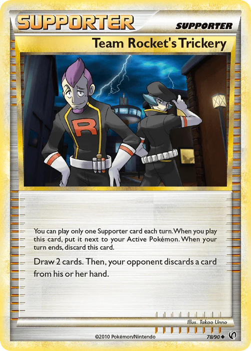 Team Rocket's Trickery (78/90) [HeartGold & SoulSilver: Undaunted] - for just $0.20! 